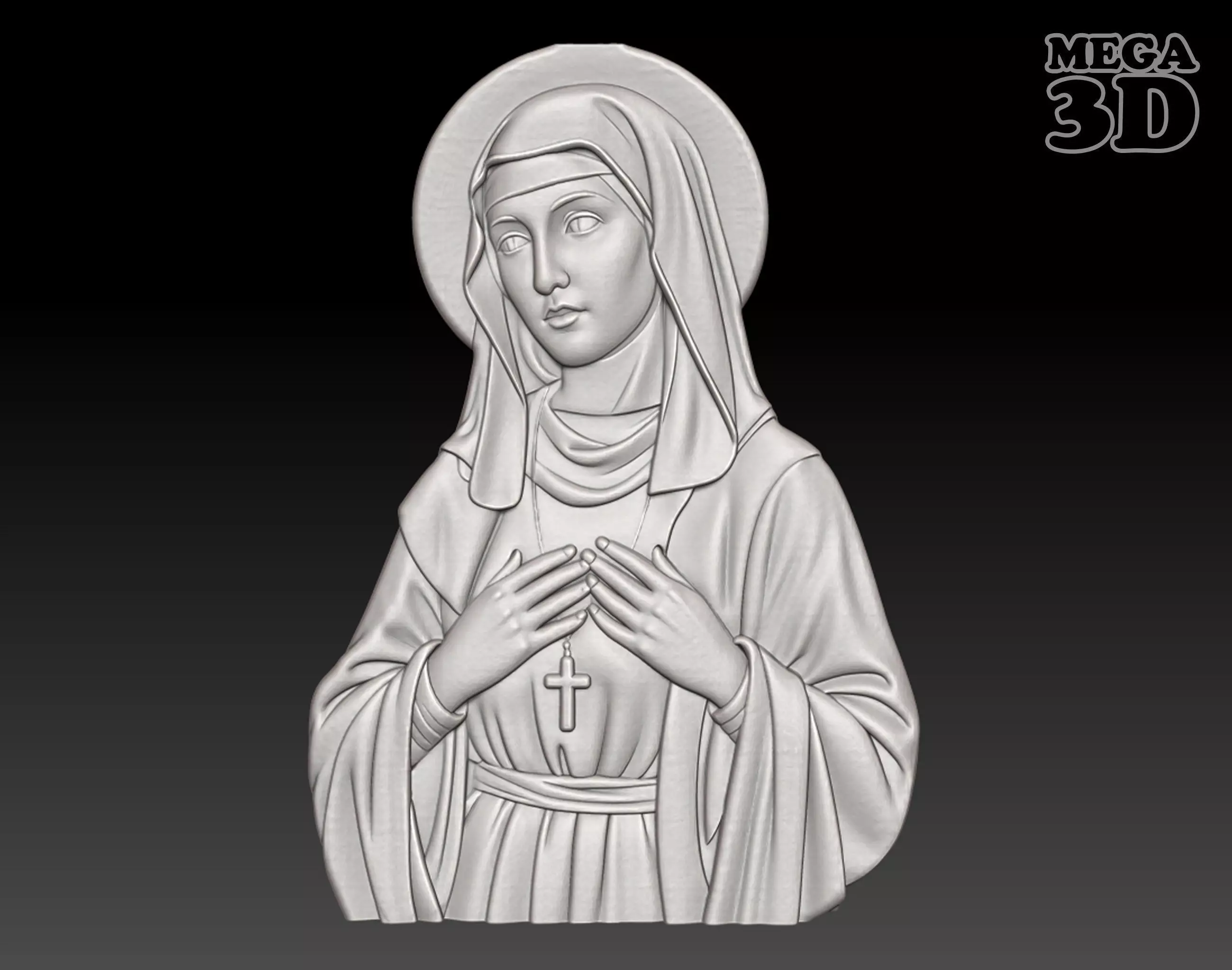 Saint Monica - 250422 3D print model_0