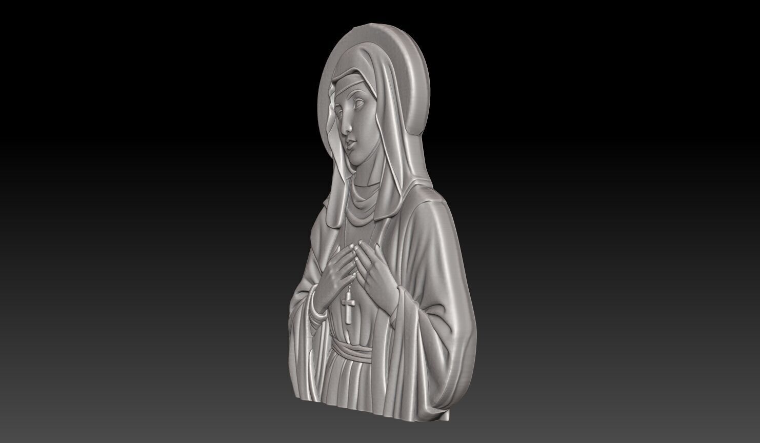Saint Monica - 250422 3D print model_1