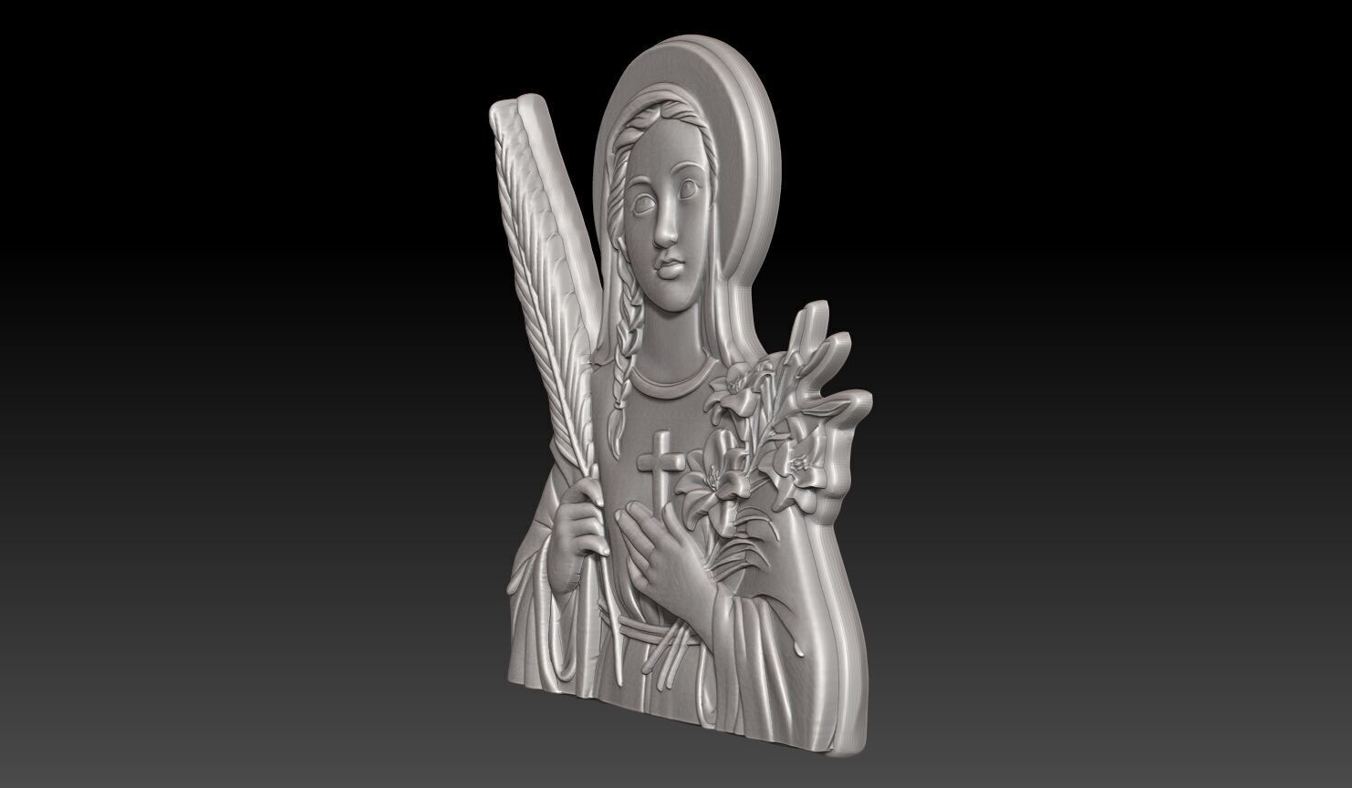 Saint Maria Goretti - 250422 3D print model_1