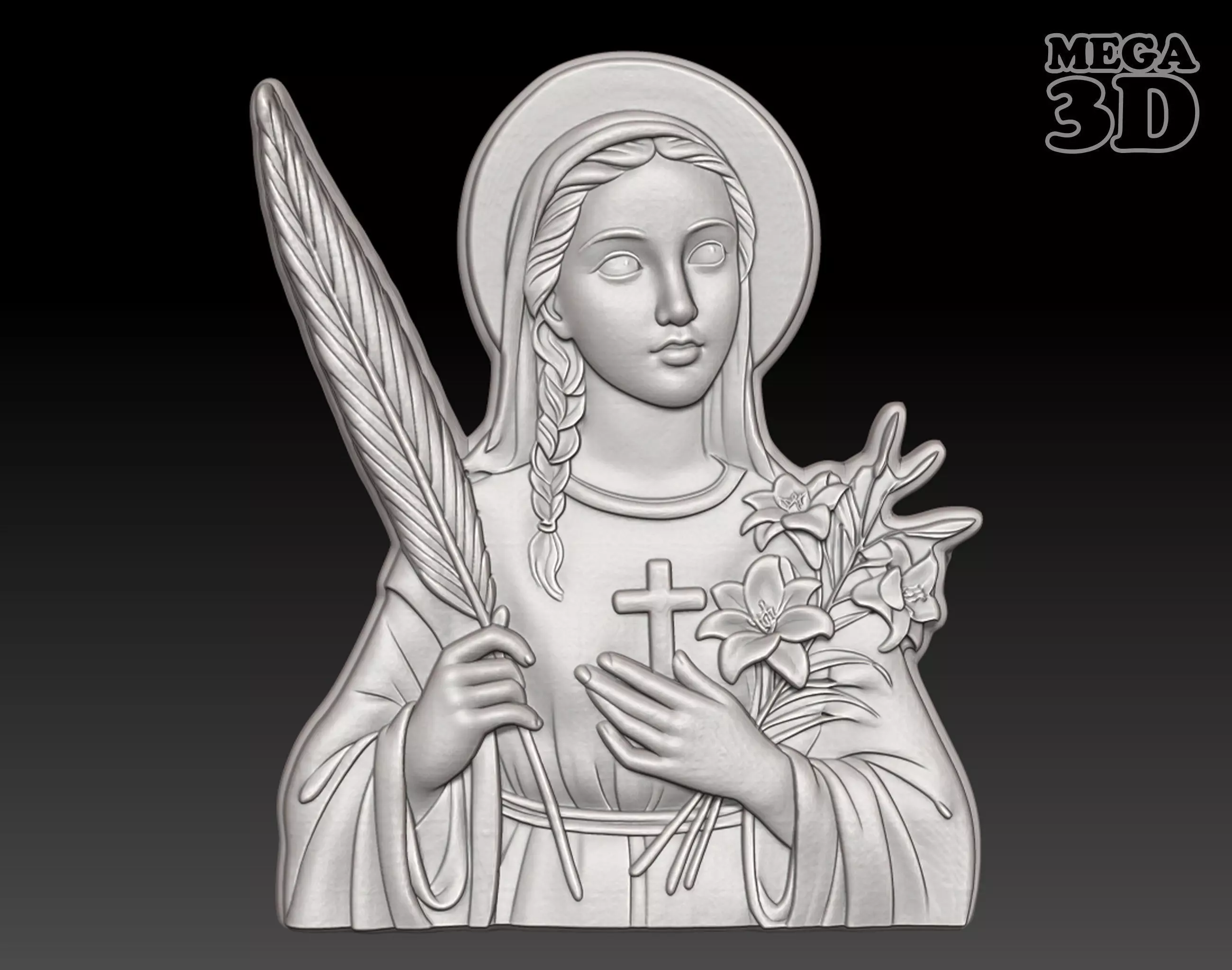 Saint Maria Goretti - 250422 3D print model_0