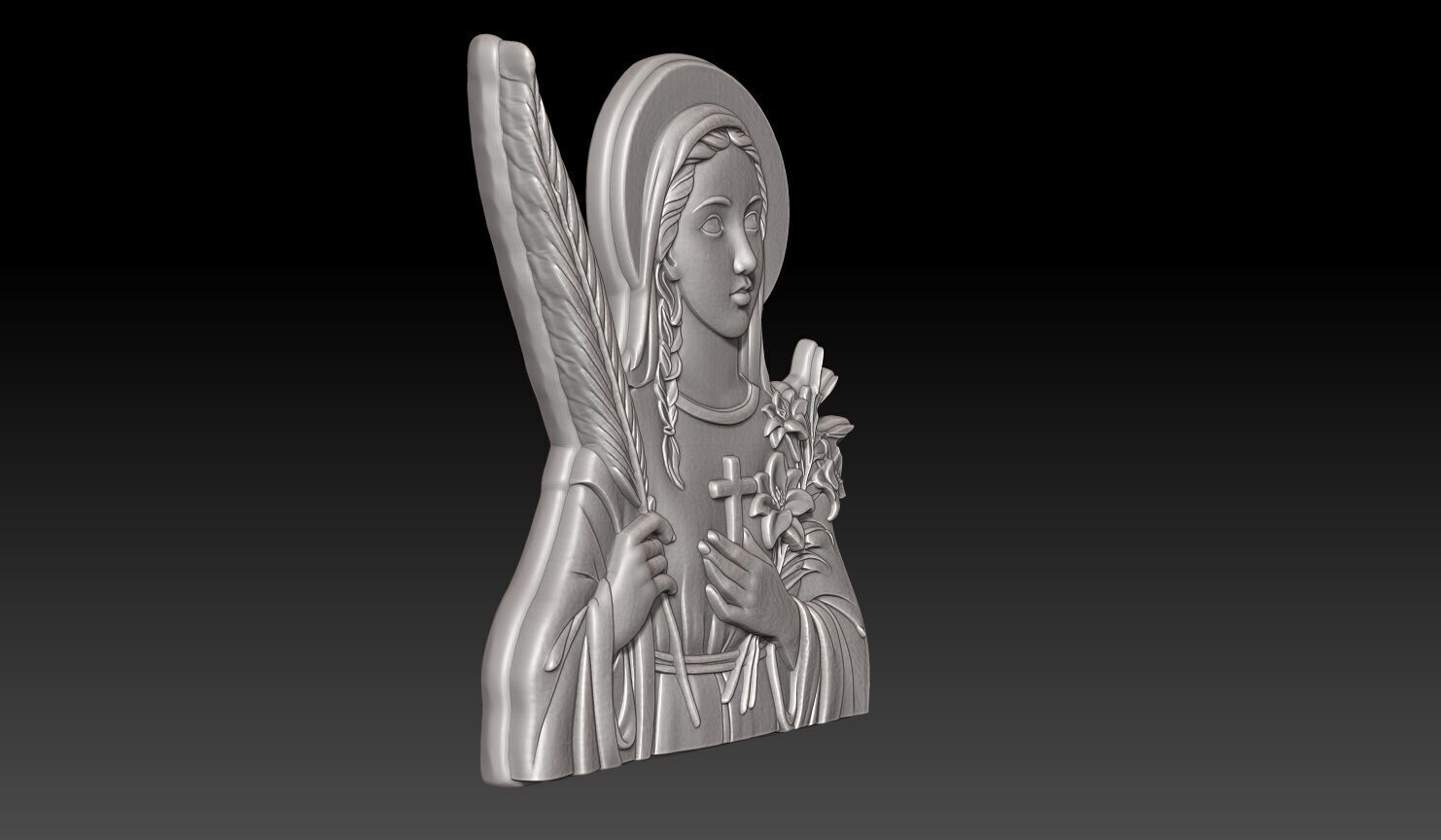 Saint Maria Goretti - 250422 3D print model_2