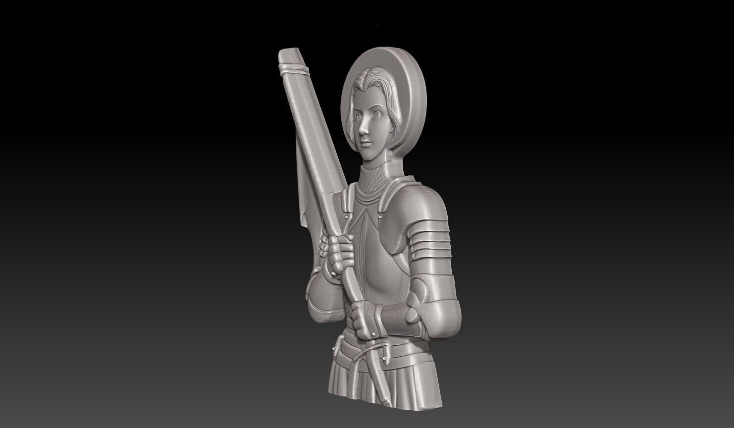 Saint Joan of Arc - 250422 3D print model_1