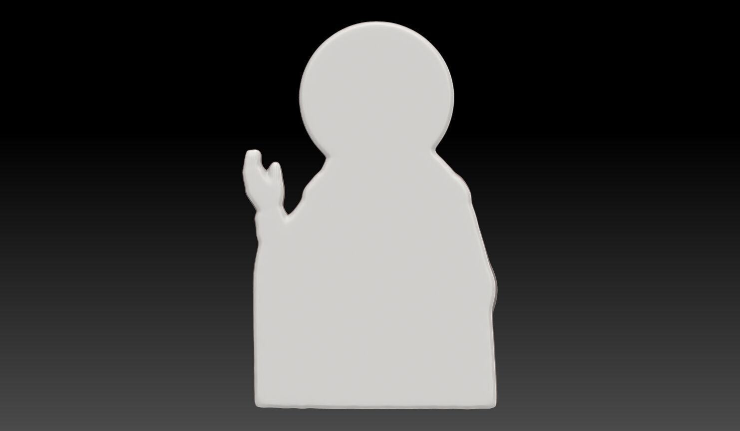 Saint Hildegard of Bingen - 250422 3D print model_5