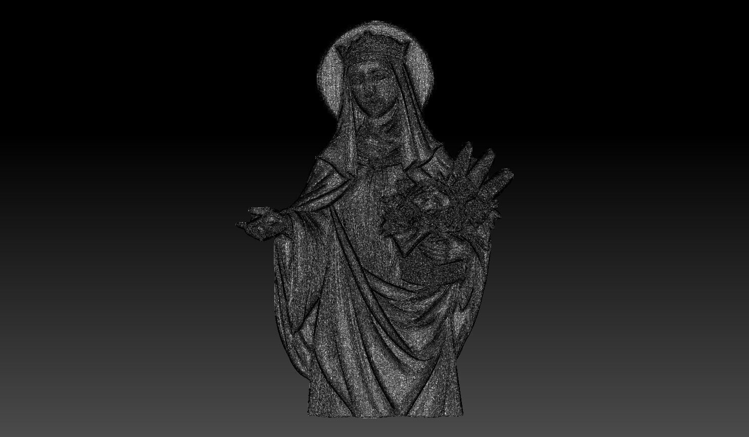 Saint Elizabeth of Hungary - 250422 3D print model_6
