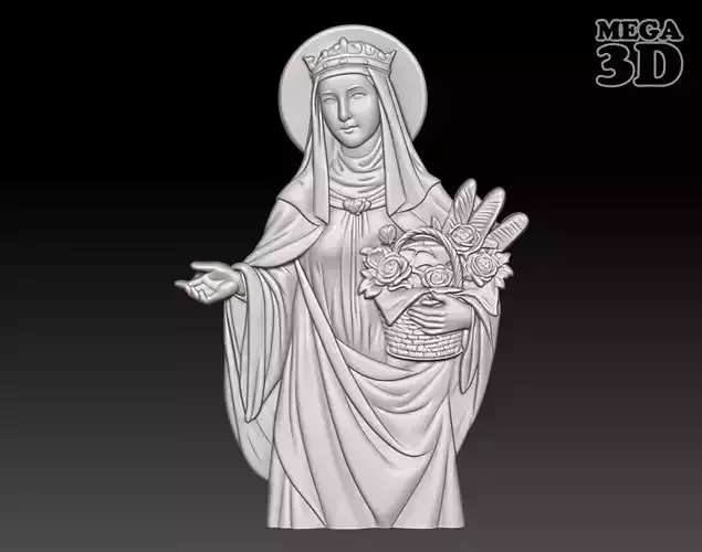 Saint Elizabeth of Hungary - 250422 3D print model
