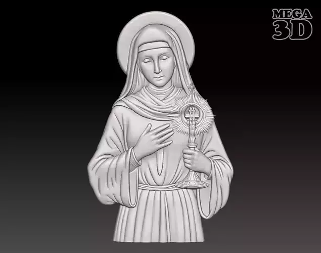 Saint Clare of Assisi - 250422 3D print model