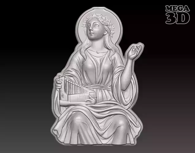 Saint Cecilia - 250422 3D print model