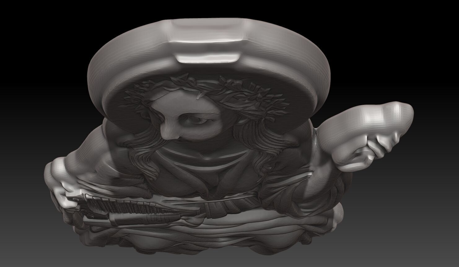 Saint Cecilia - 250422 3D print model_3