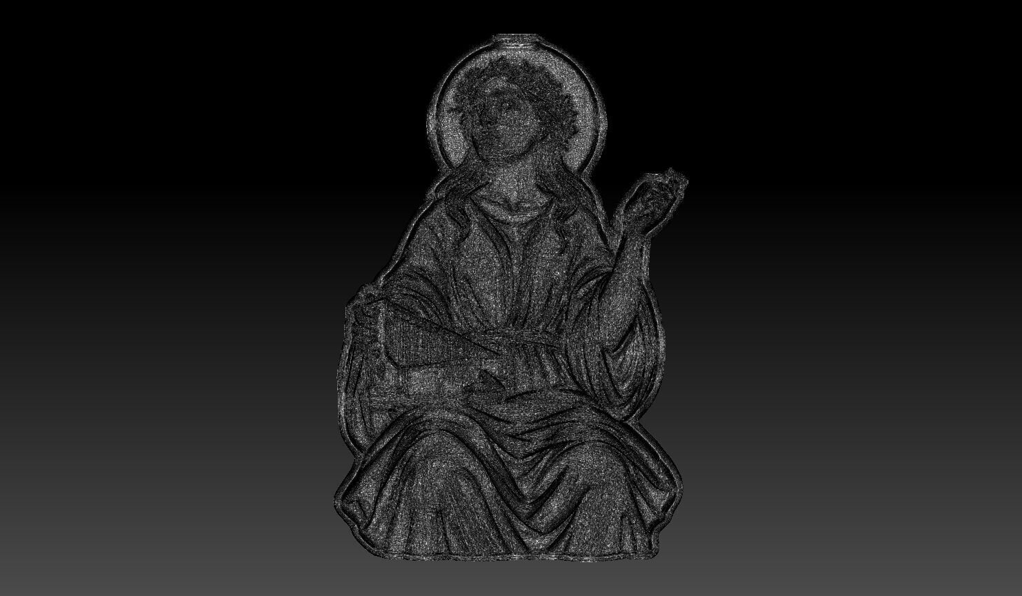 Saint Cecilia - 250422 3D print model_6