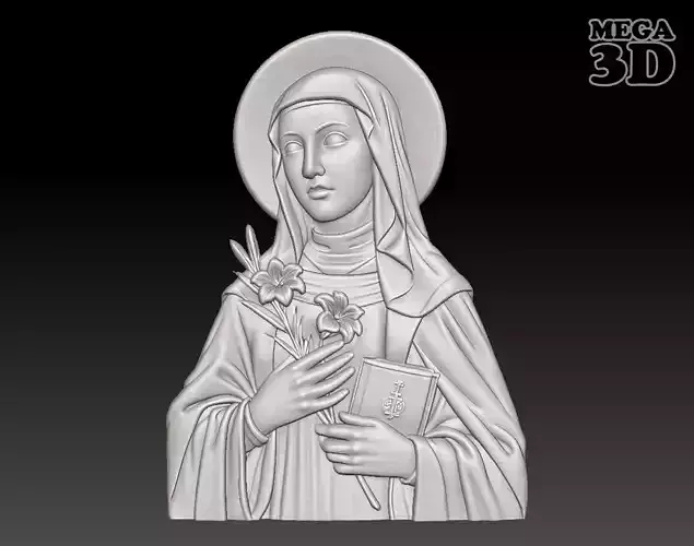 Saint Catherine of Siena - 250422 3D print model