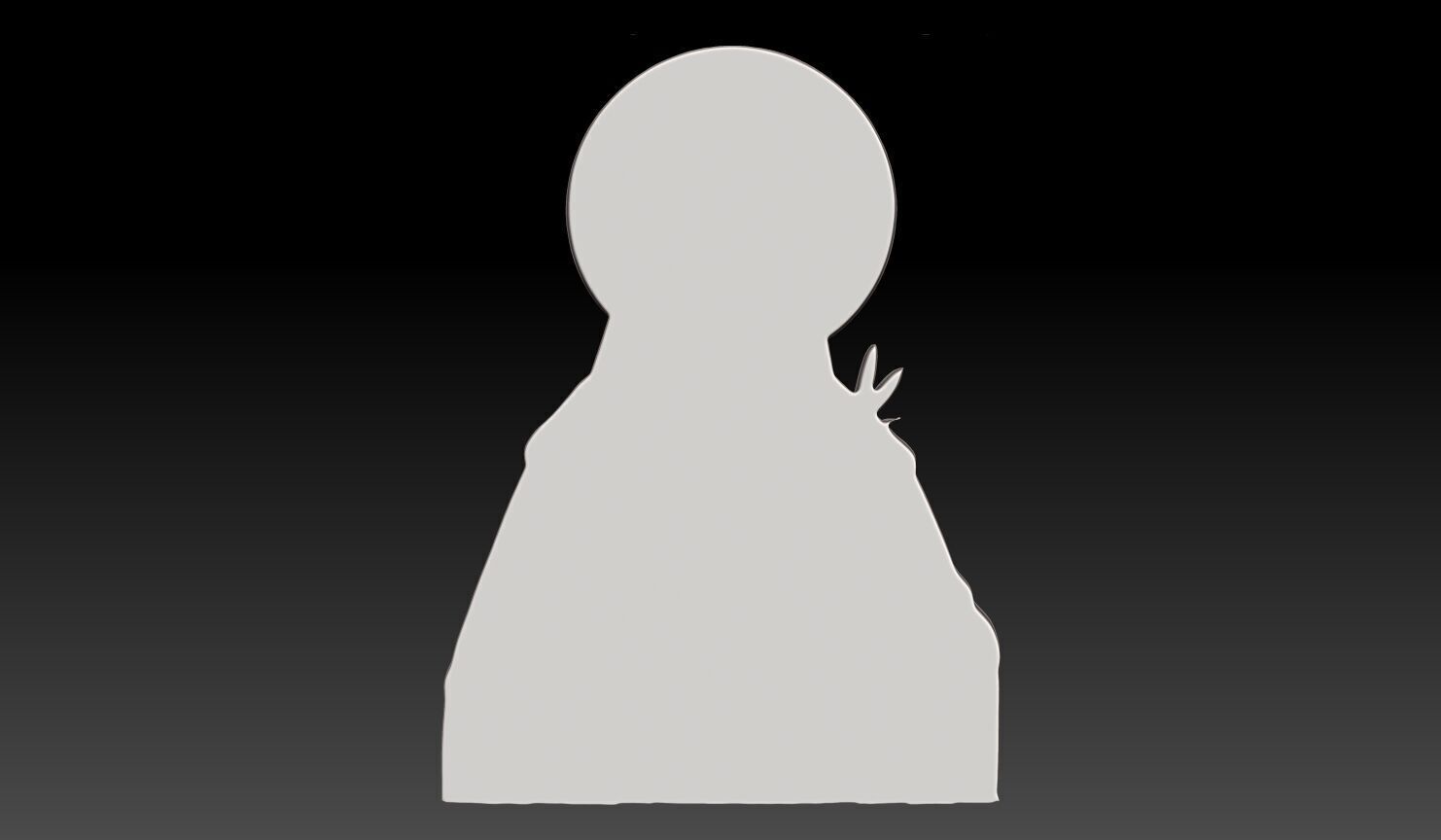 Saint Catherine of Siena - 250422 3D print model_5