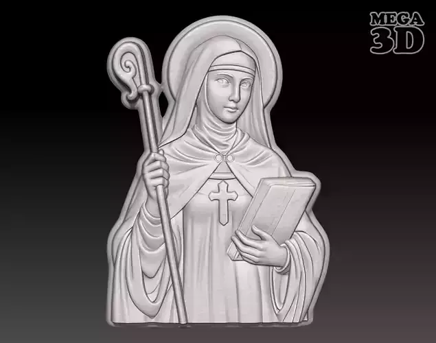 Saint Bridget of Sweden - 250422 3D print model