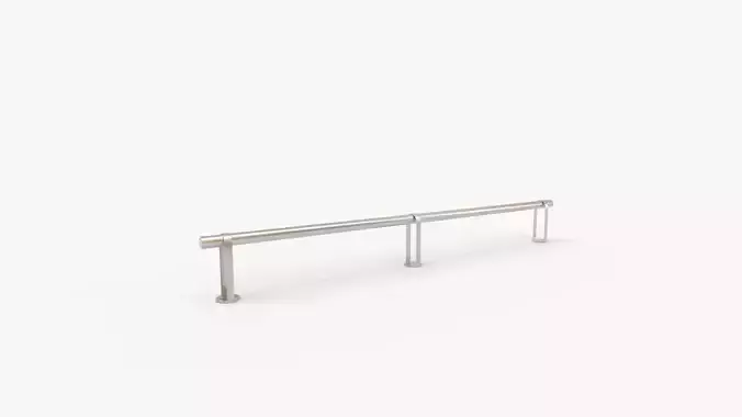 Simple Metal Rod Brushed Nickel