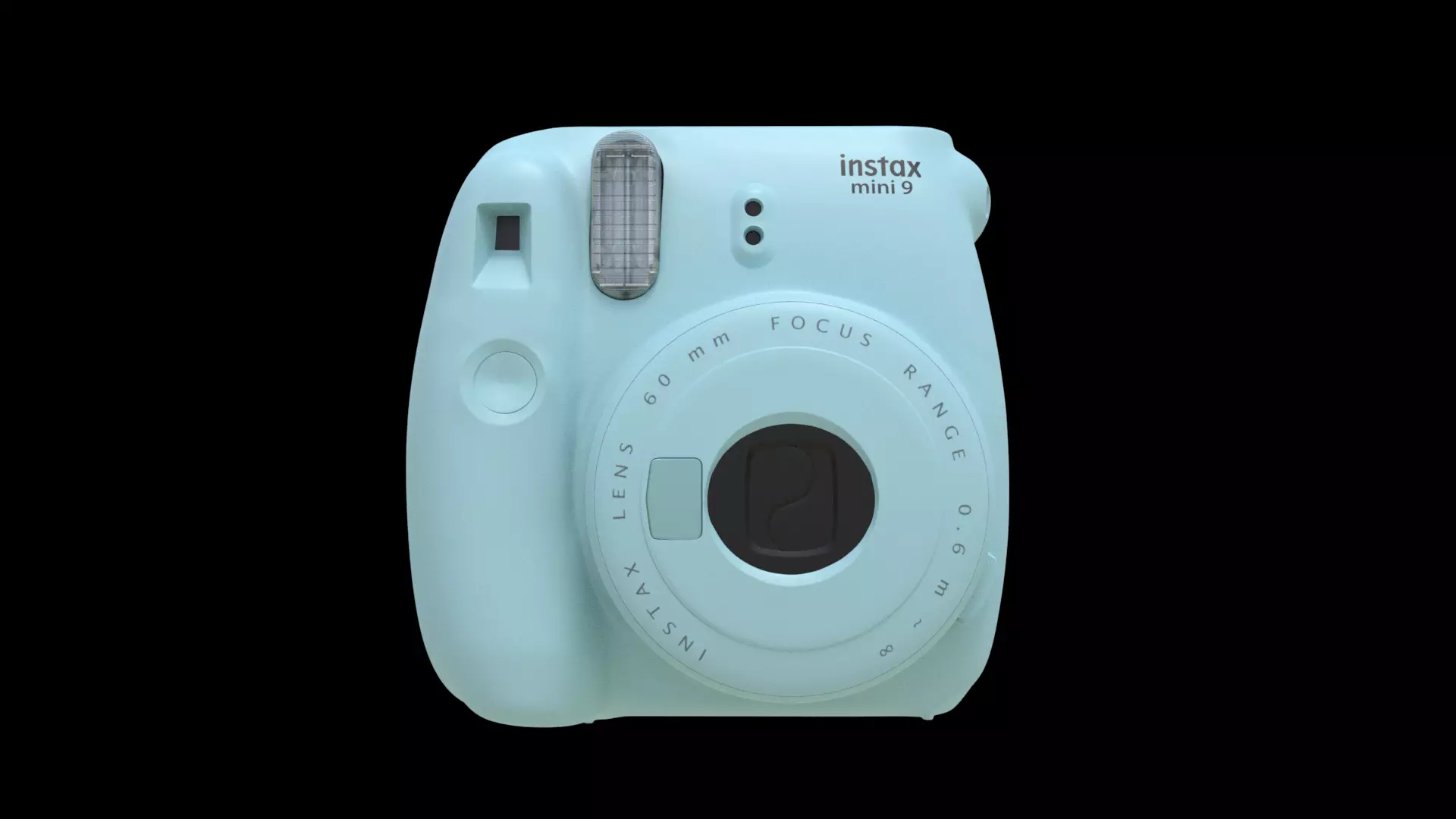 Fujifilm Instax Mini 9 Low-poly 3D model_2
