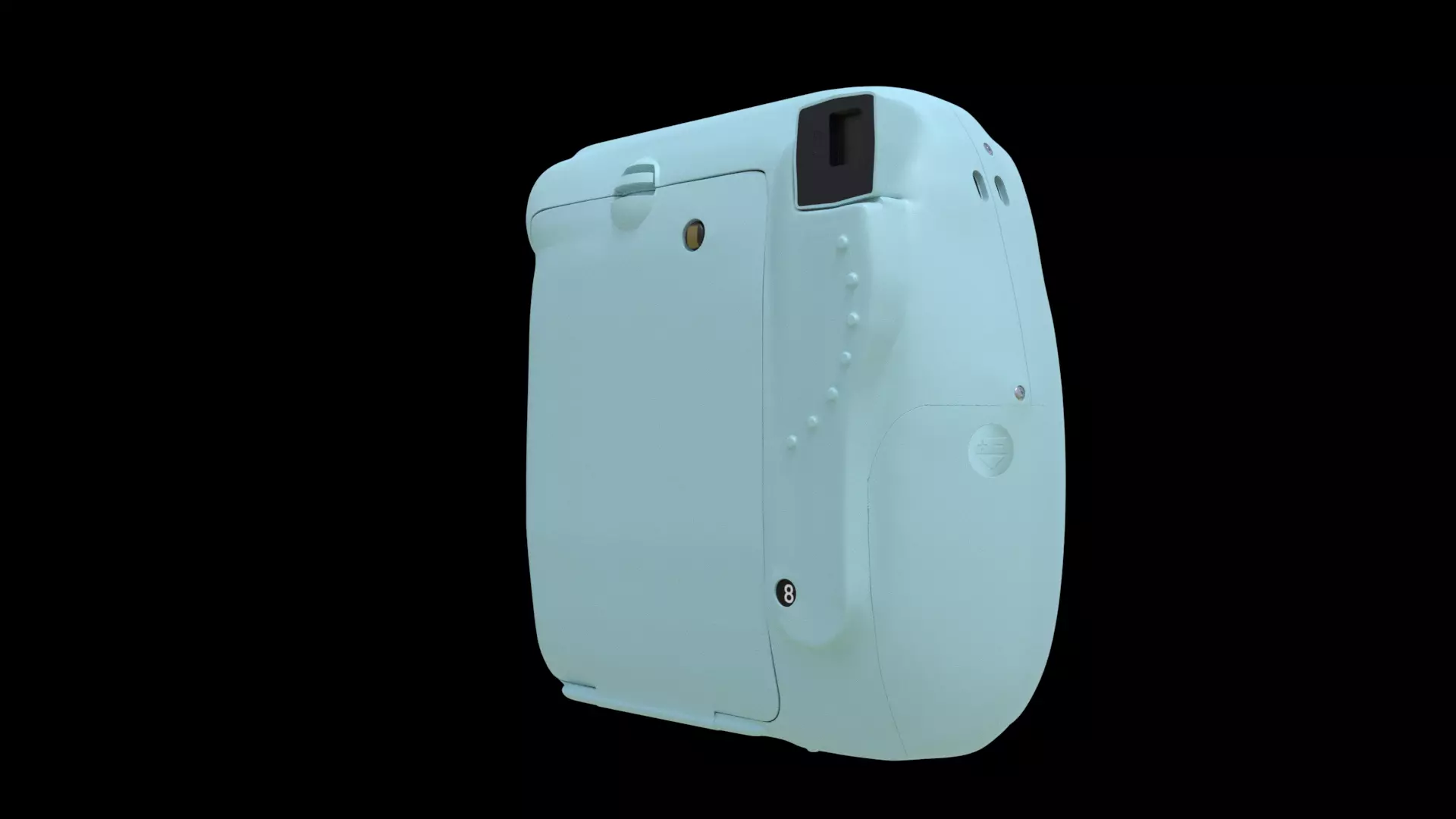 Fujifilm Instax Mini 9 Low-poly 3D model_7