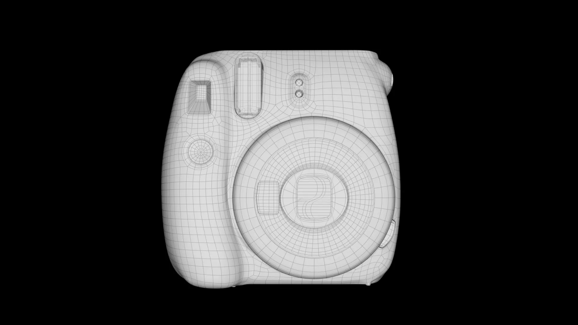 Fujifilm Instax Mini 9 Low-poly 3D model_18