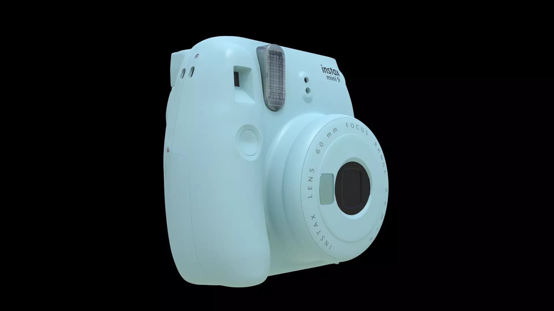 Fujifilm Instax Mini 9 Low-poly 3D model_9