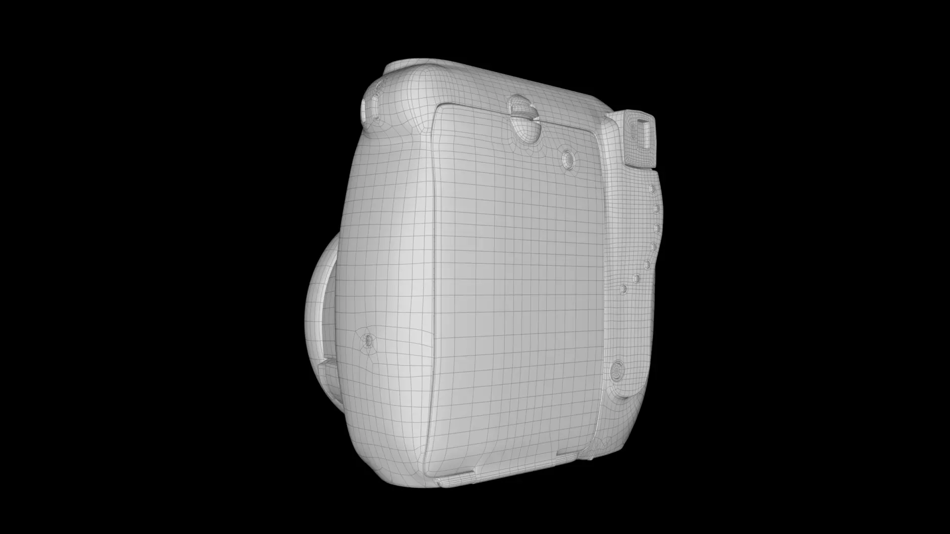 Fujifilm Instax Mini 9 Low-poly 3D model_13