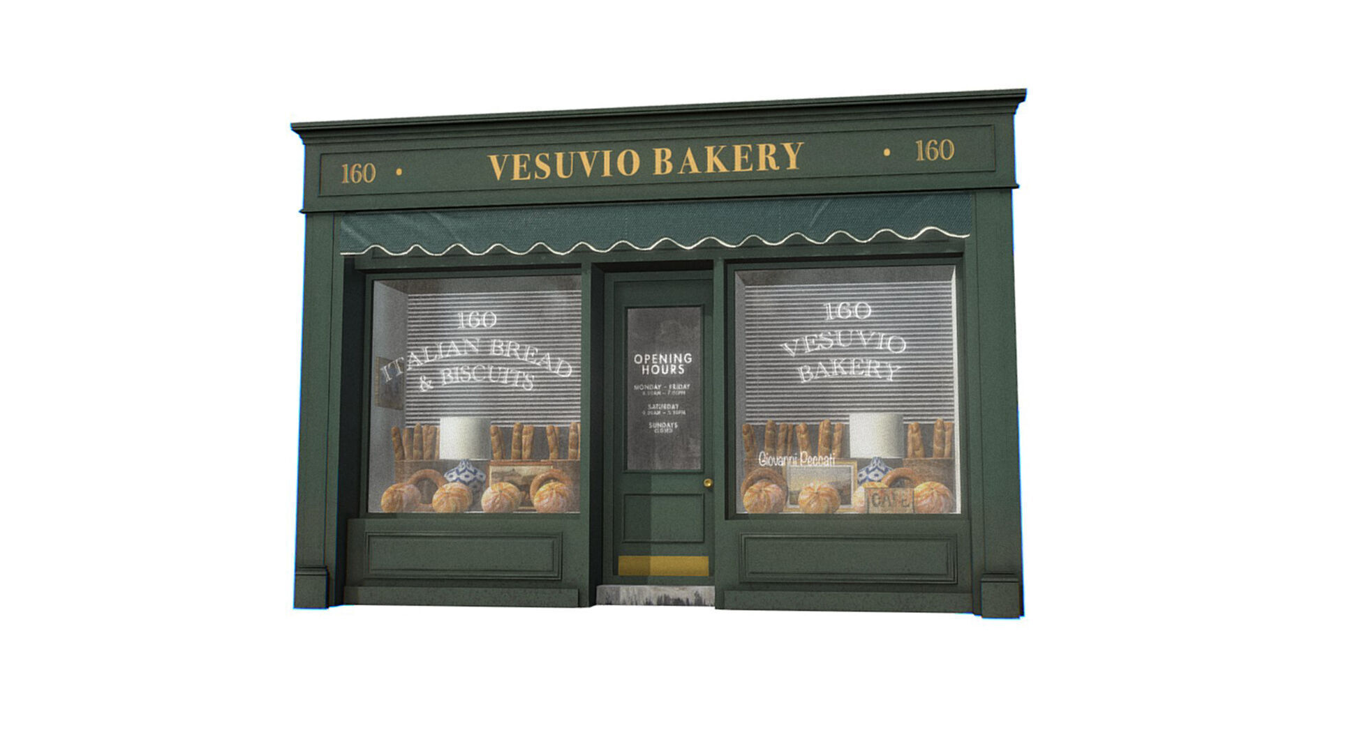 Paris Buildings Collection Low-poly 3D model_28