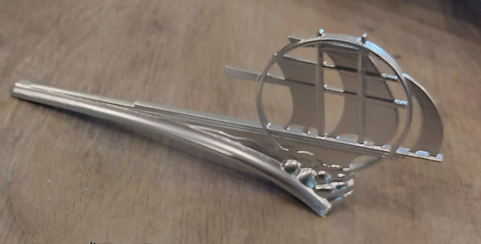 1935 Plymouth Hood Ornament 3D print model_0