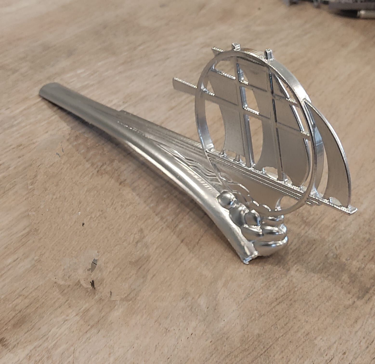 1935 Plymouth Hood Ornament 3D print model_1
