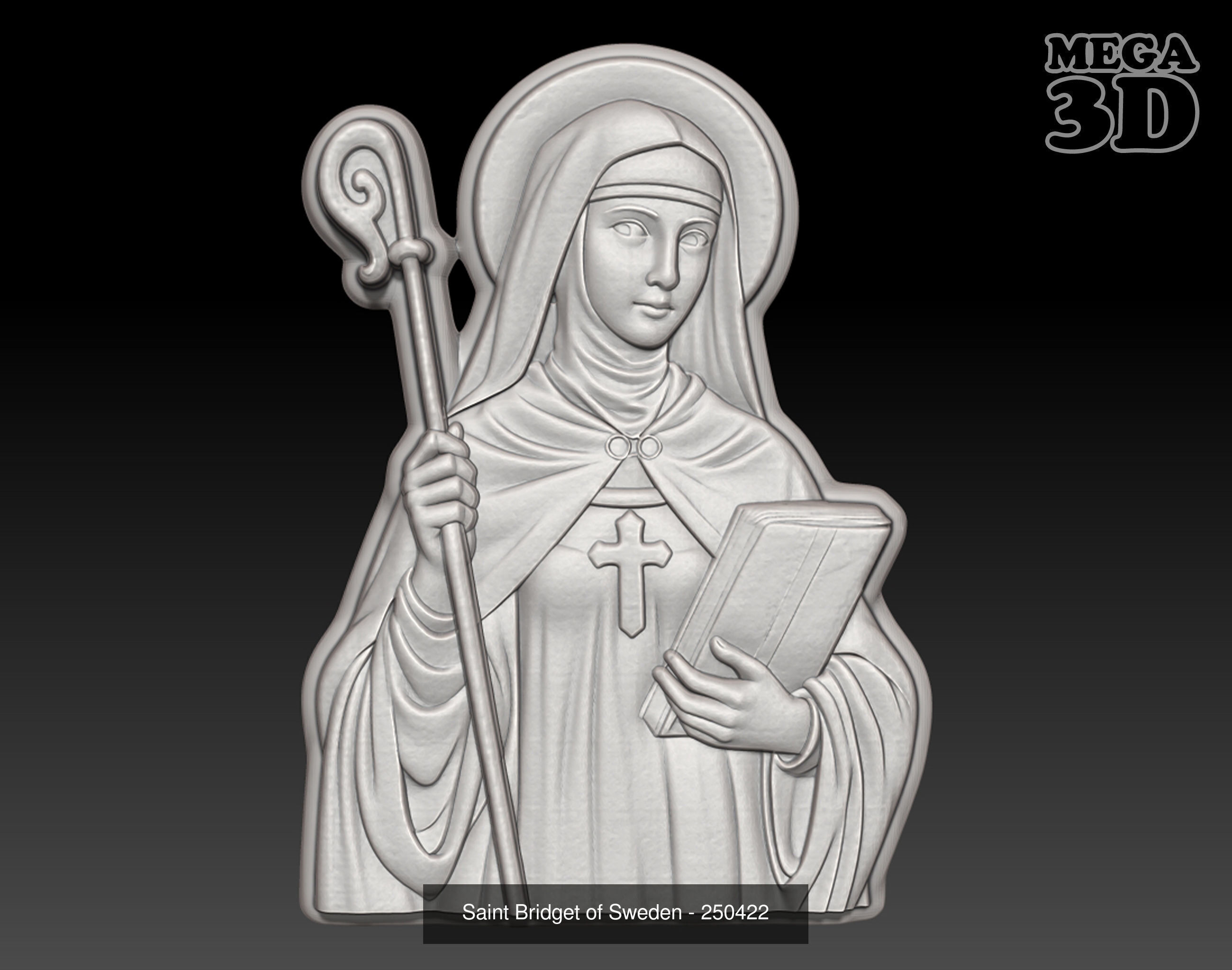 10 Holy Women Saints - 250422 3D Model Collection_11