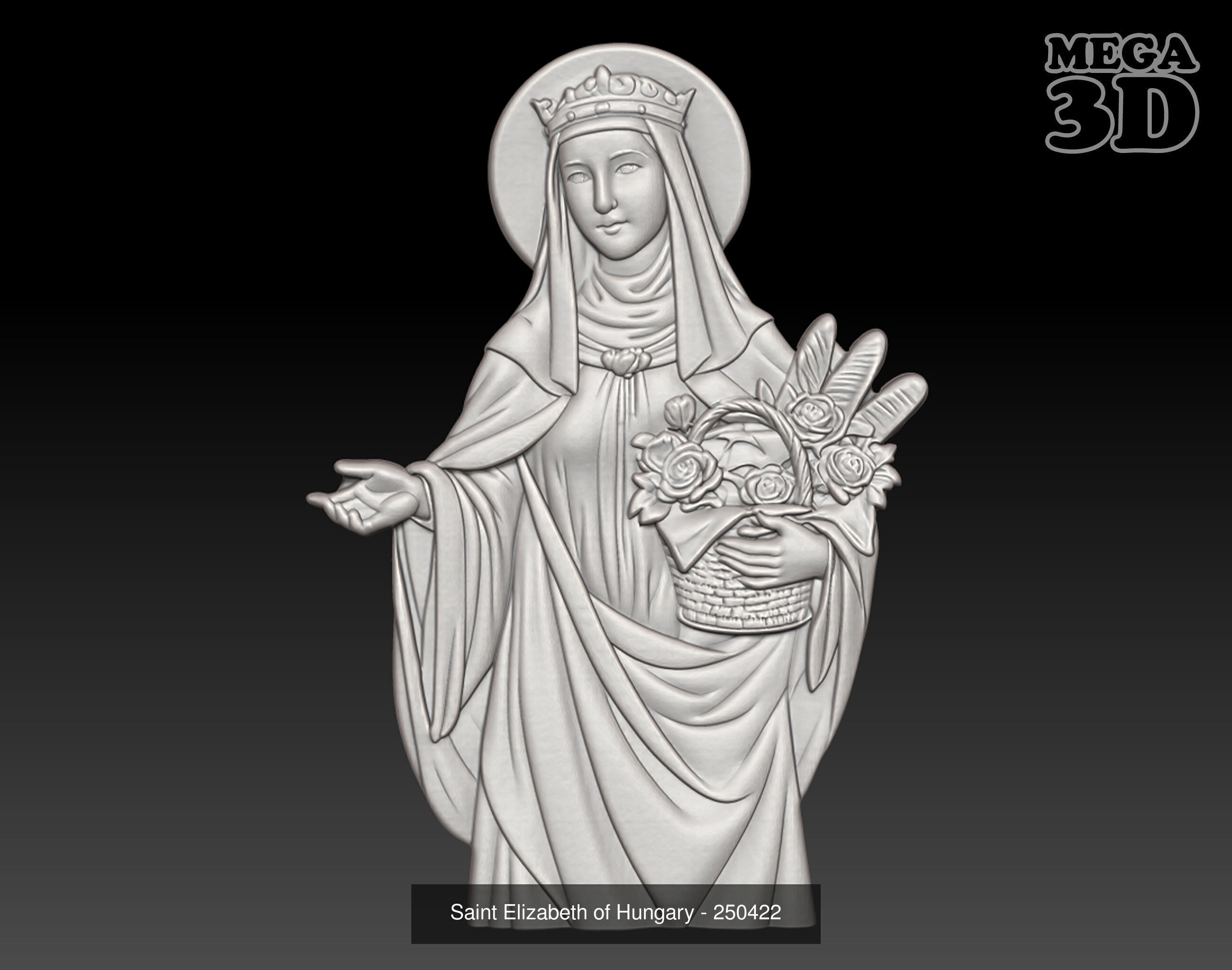 10 Holy Women Saints - 250422 3D Model Collection_7