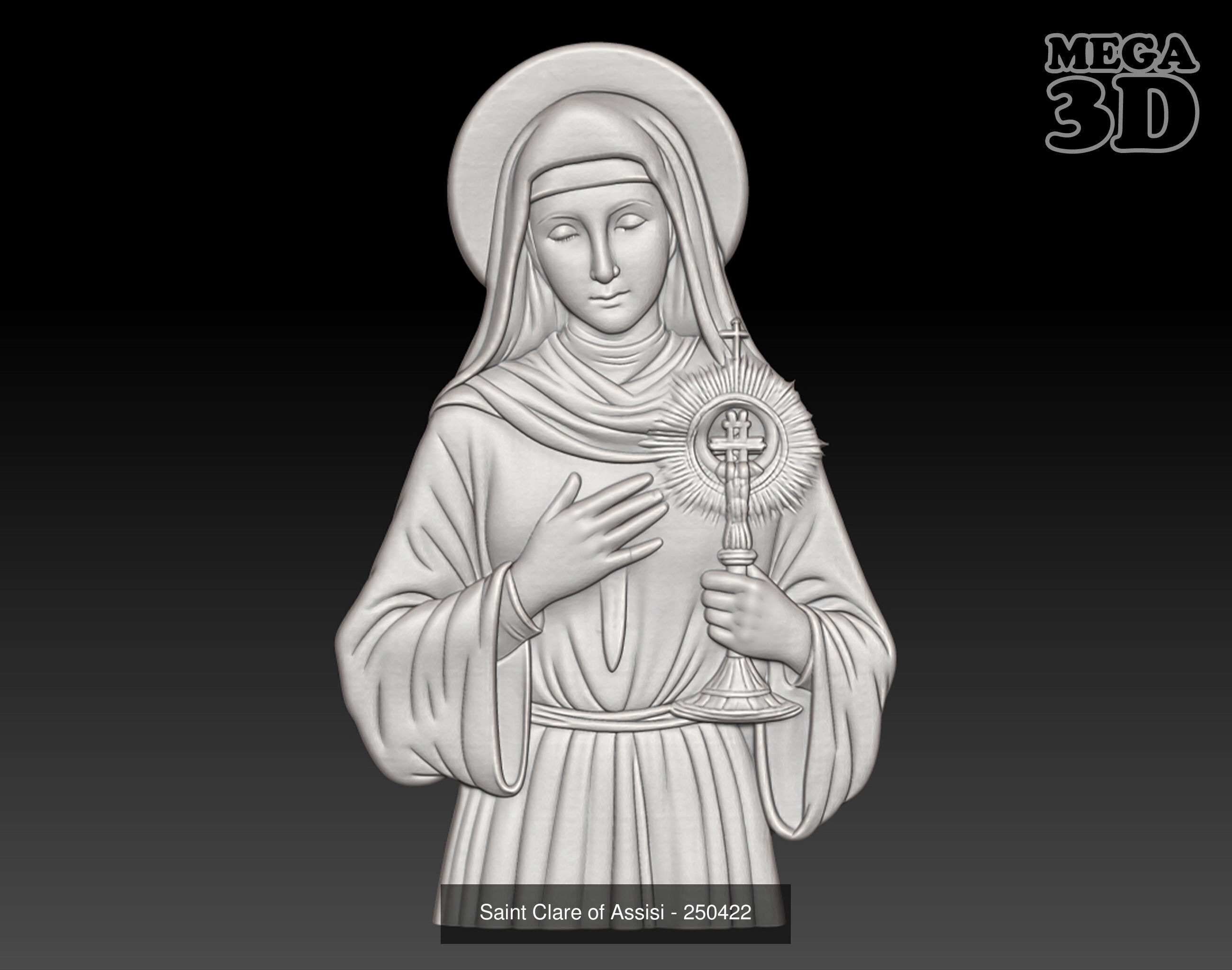 10 Holy Women Saints - 250422 3D Model Collection_8