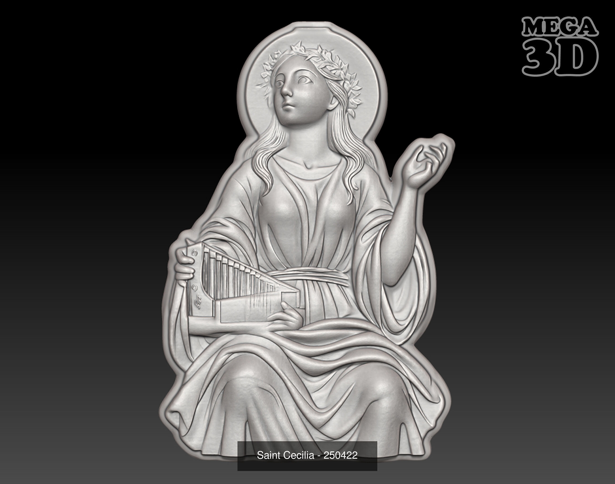 10 Holy Women Saints - 250422 3D Model Collection_9