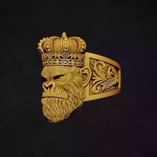 Gorilla Ring For Men 3D print model