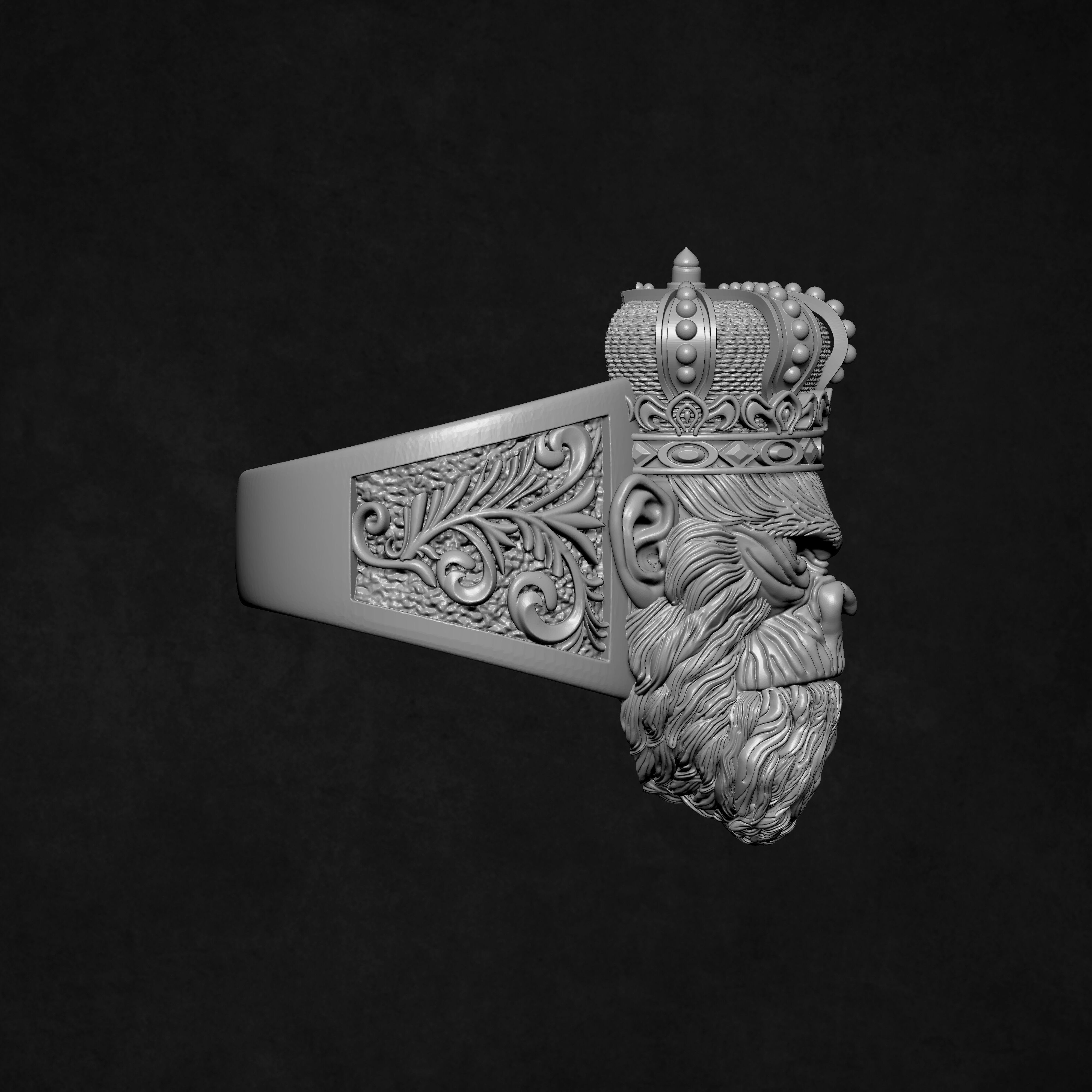 Gorilla Ring For Men 3D print model_7