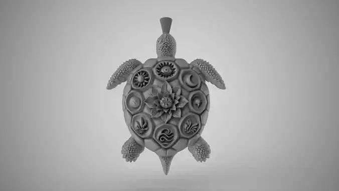 Turtle Pendant 2