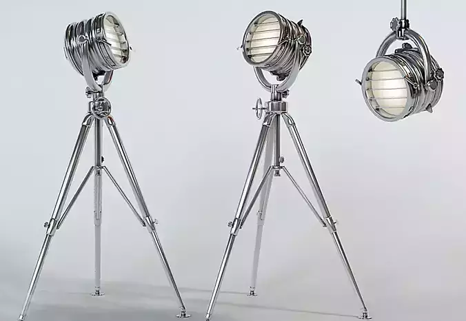 Outdoor lamp in the marine style Floor lamp Torchiere 3D model