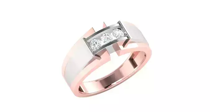 Mens Ring  Render 3dm STL OBJ FBX Details