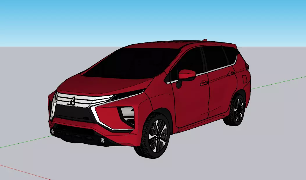 2018 mitsubishi xpander ultimate 3D model_0