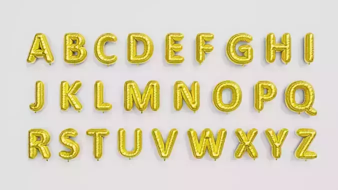 Alphabet Balloons