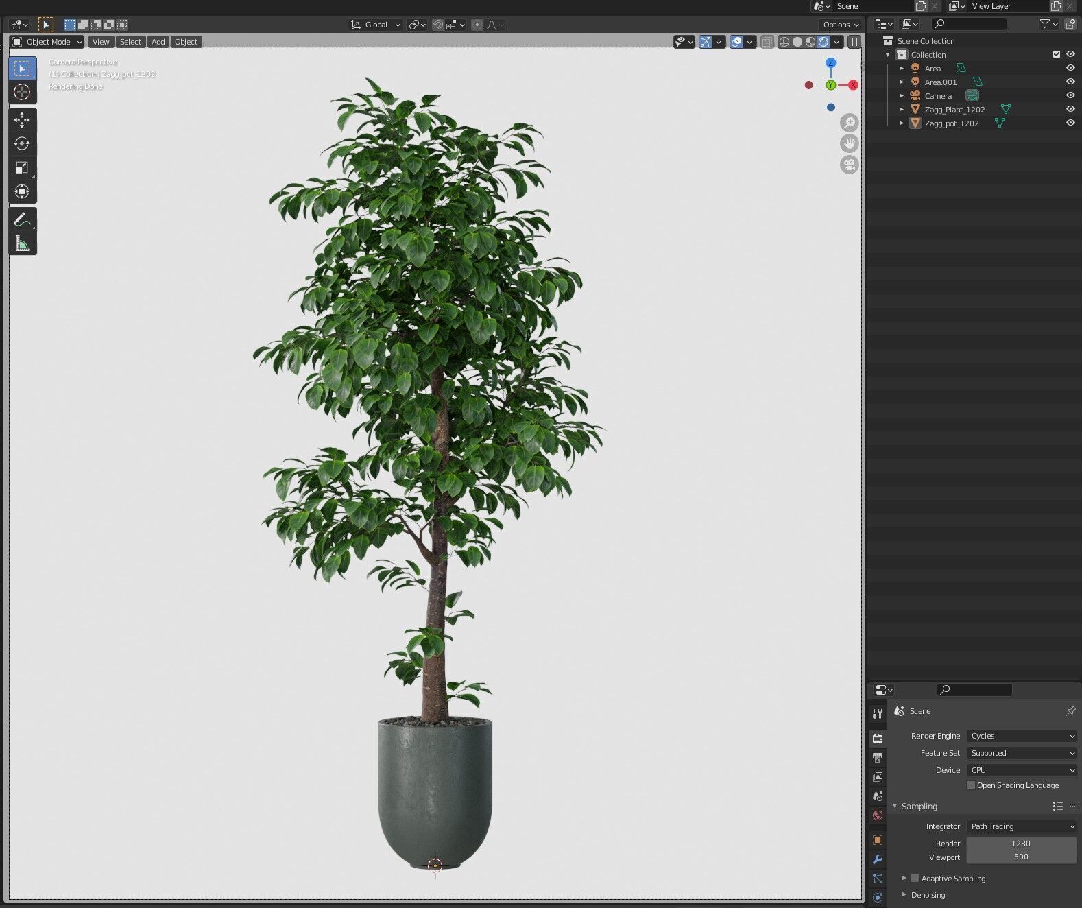 Plant 1202 3D model_6