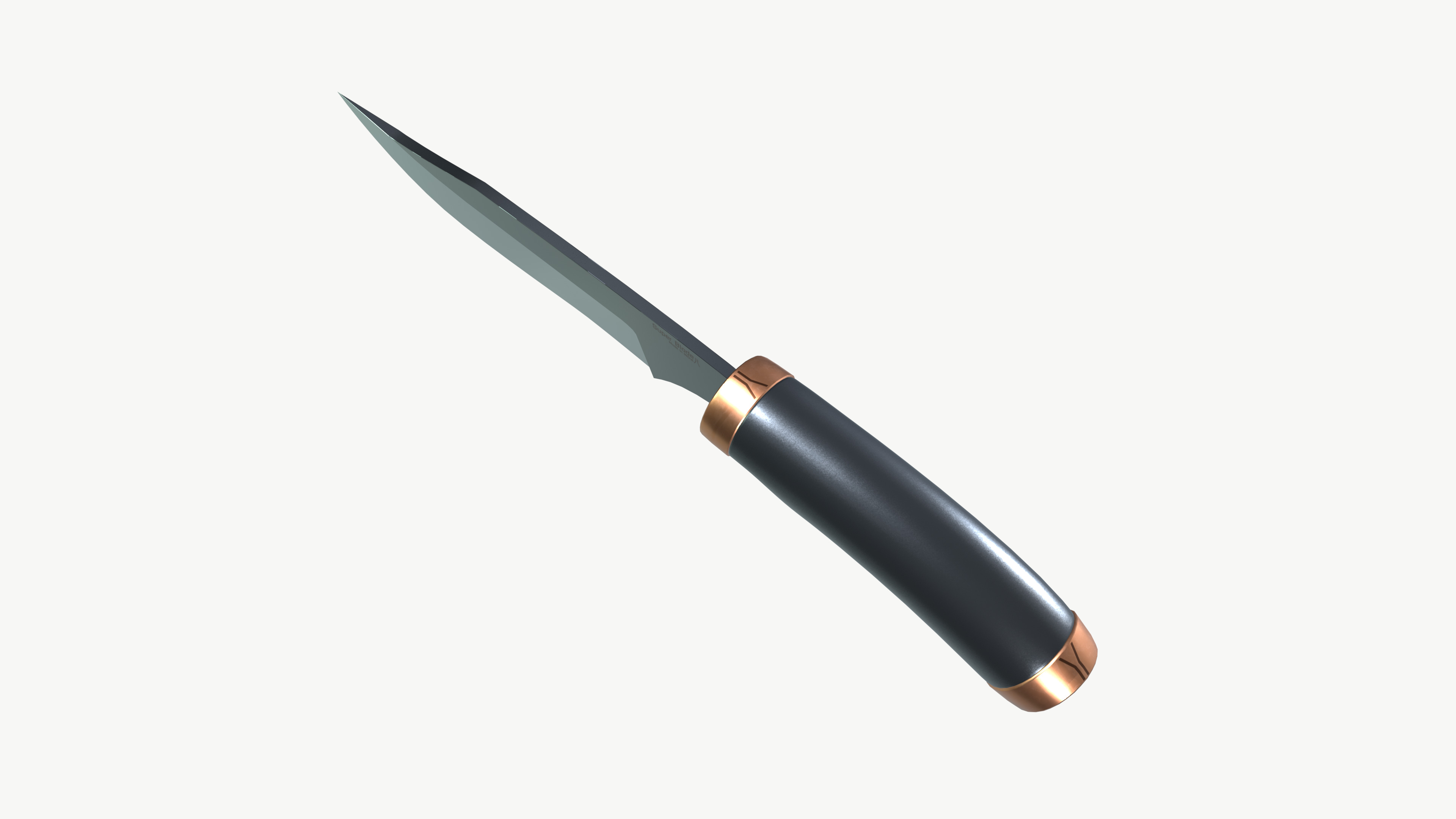 Knife 3D model_7