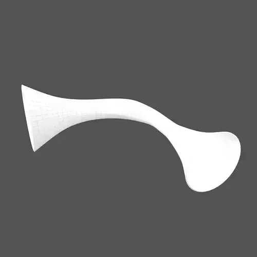 Abstract Wireframe Tunnel Shape v1 001