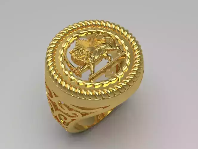 shir khorshid gold ring mr0150