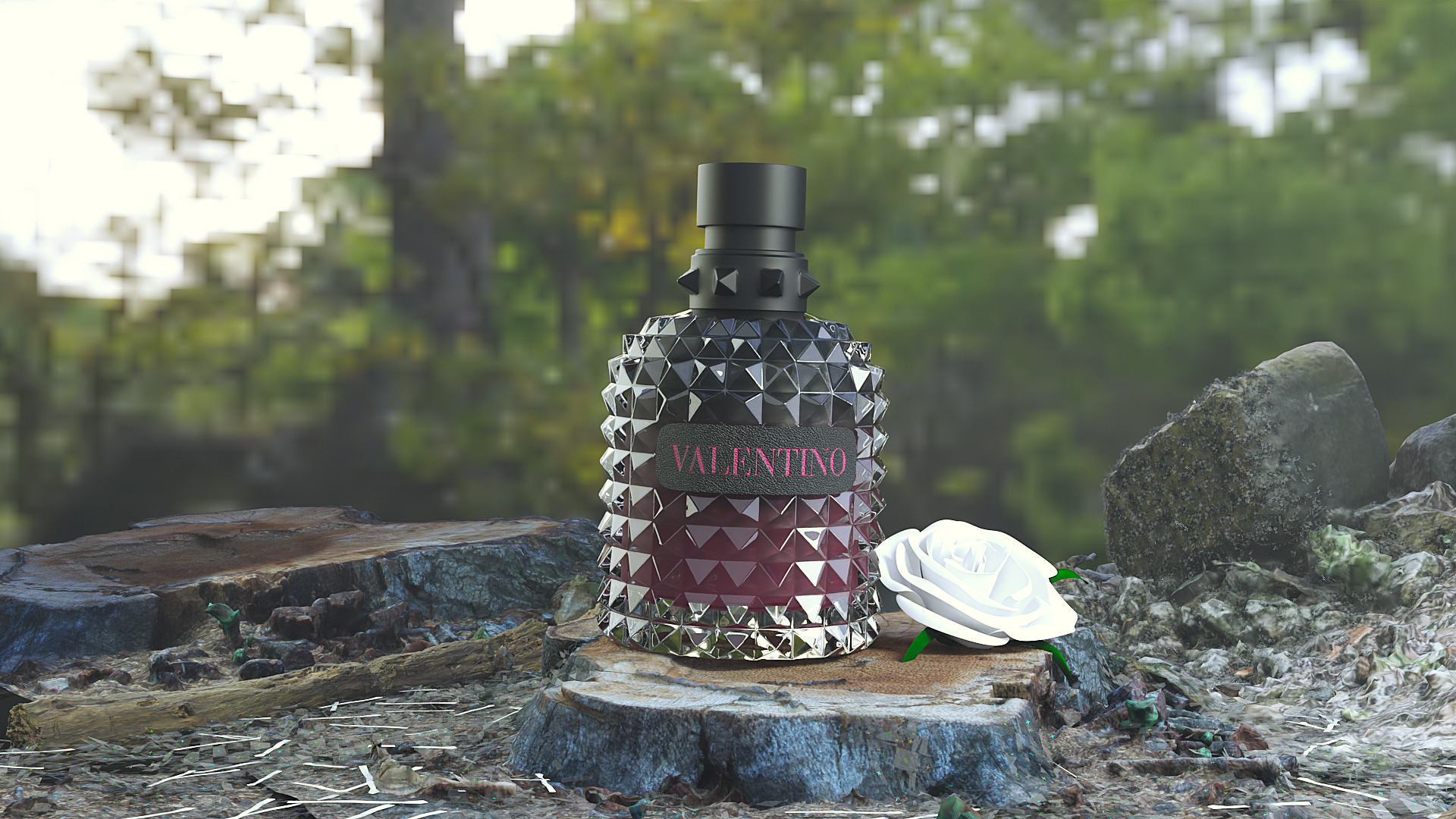 forest product setup 3D model_1