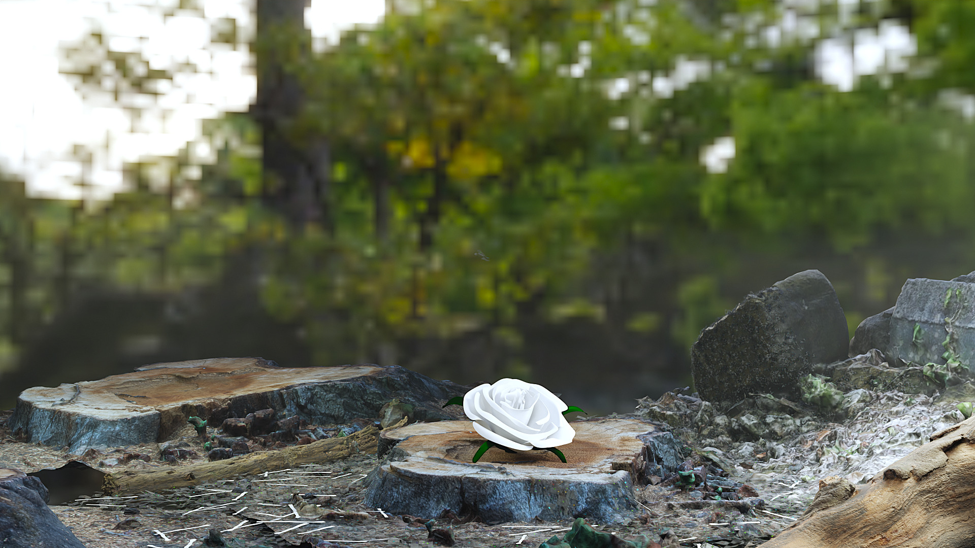 forest product setup 3D model_2