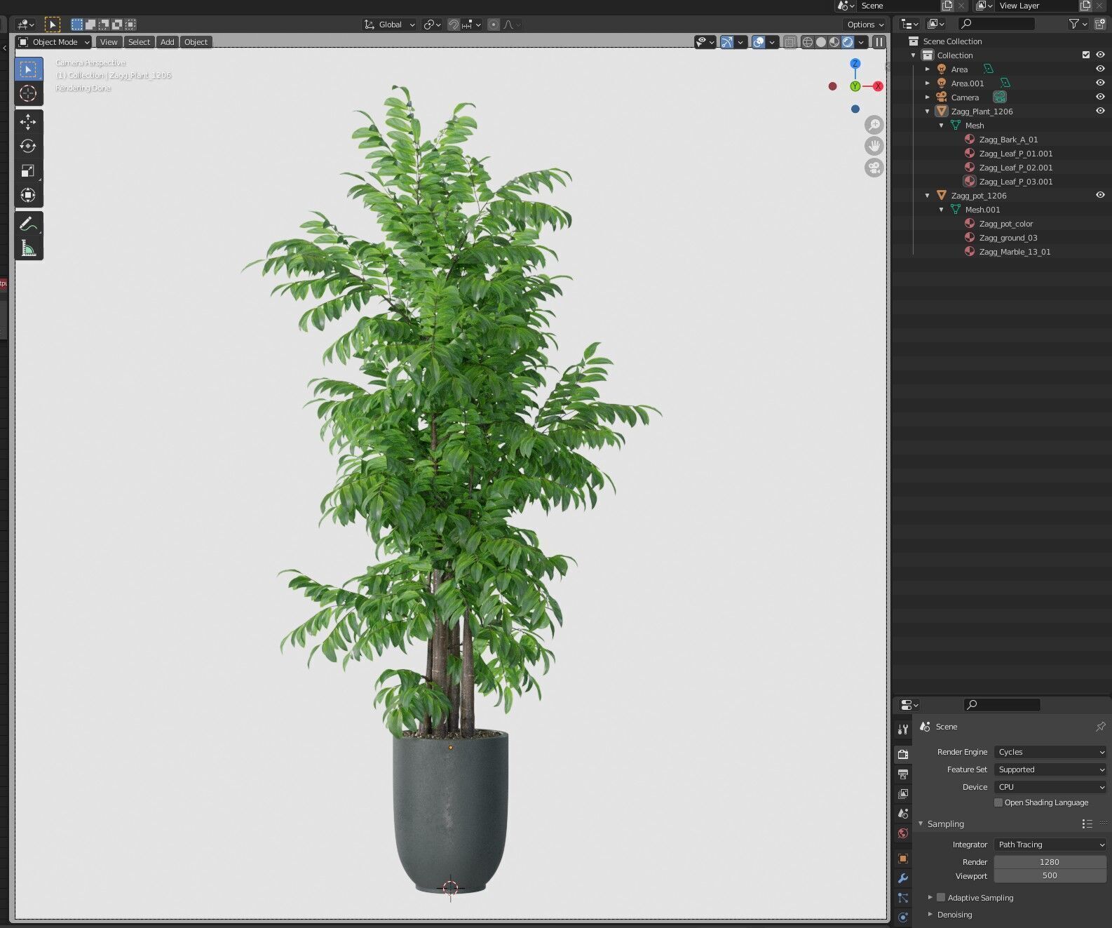 Plant 1206 3D model_6