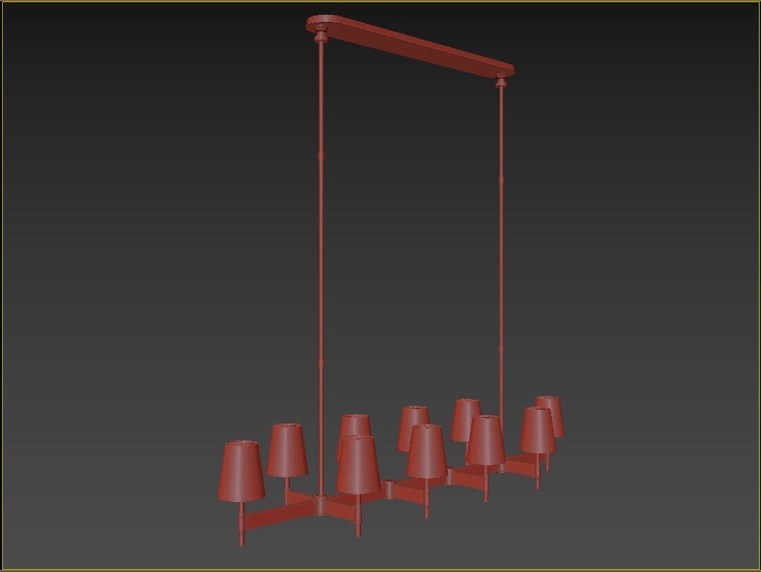 Hastings Linear Chandelier 3D model_9