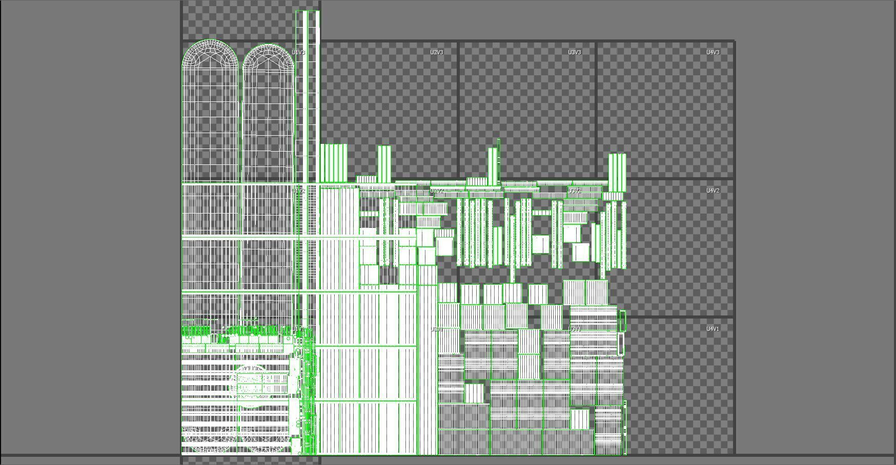 Hastings Linear Chandelier 3D model_7