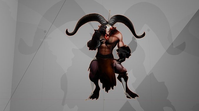 Devil - Tarot Character Low-poly 3D model