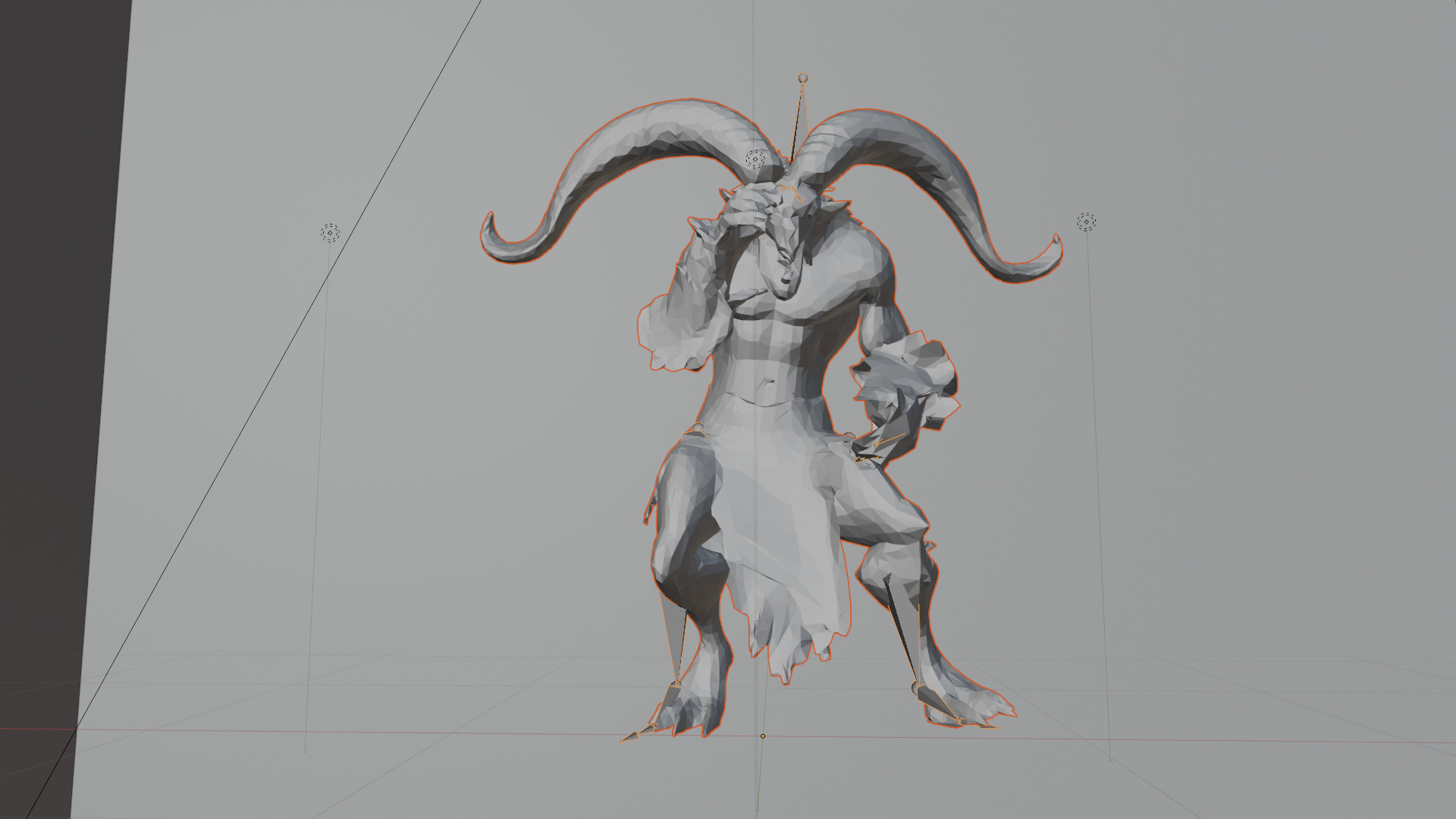 Devil - Tarot Character Low-poly 3D model_3