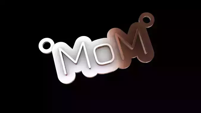 Mom name pendant 1