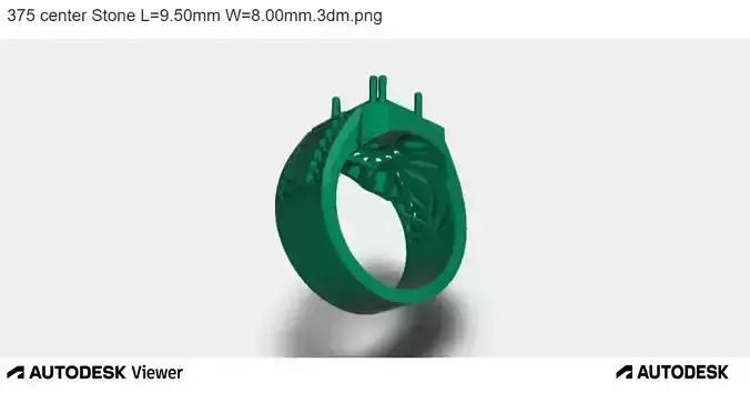  Radiant Emerald Cut Stone Ring