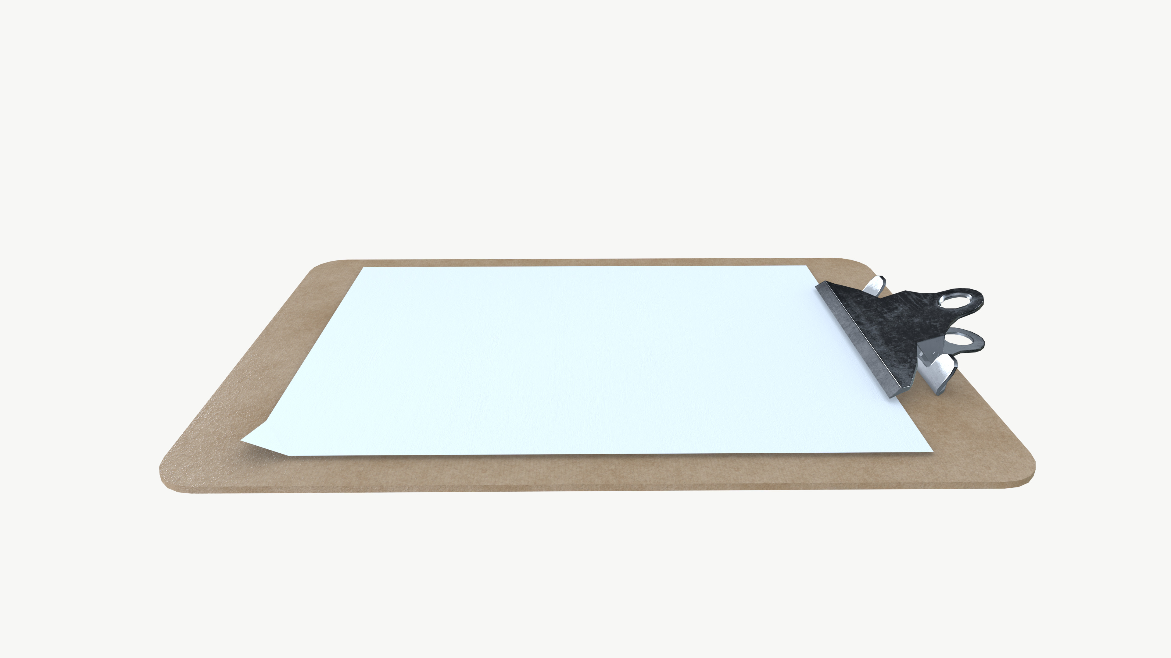 Clip Board 3D model_5